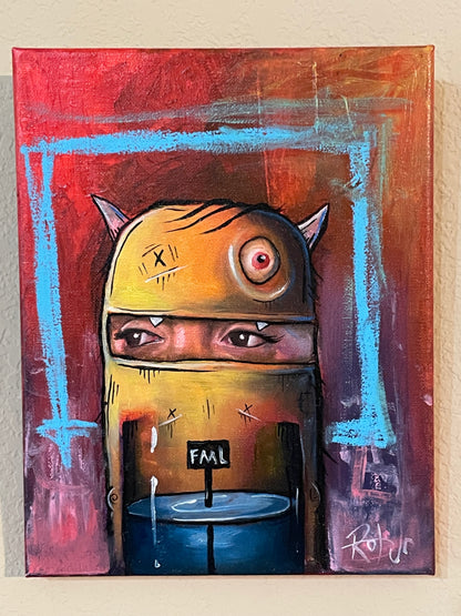 Original Painting - 8x10 , In The Depths