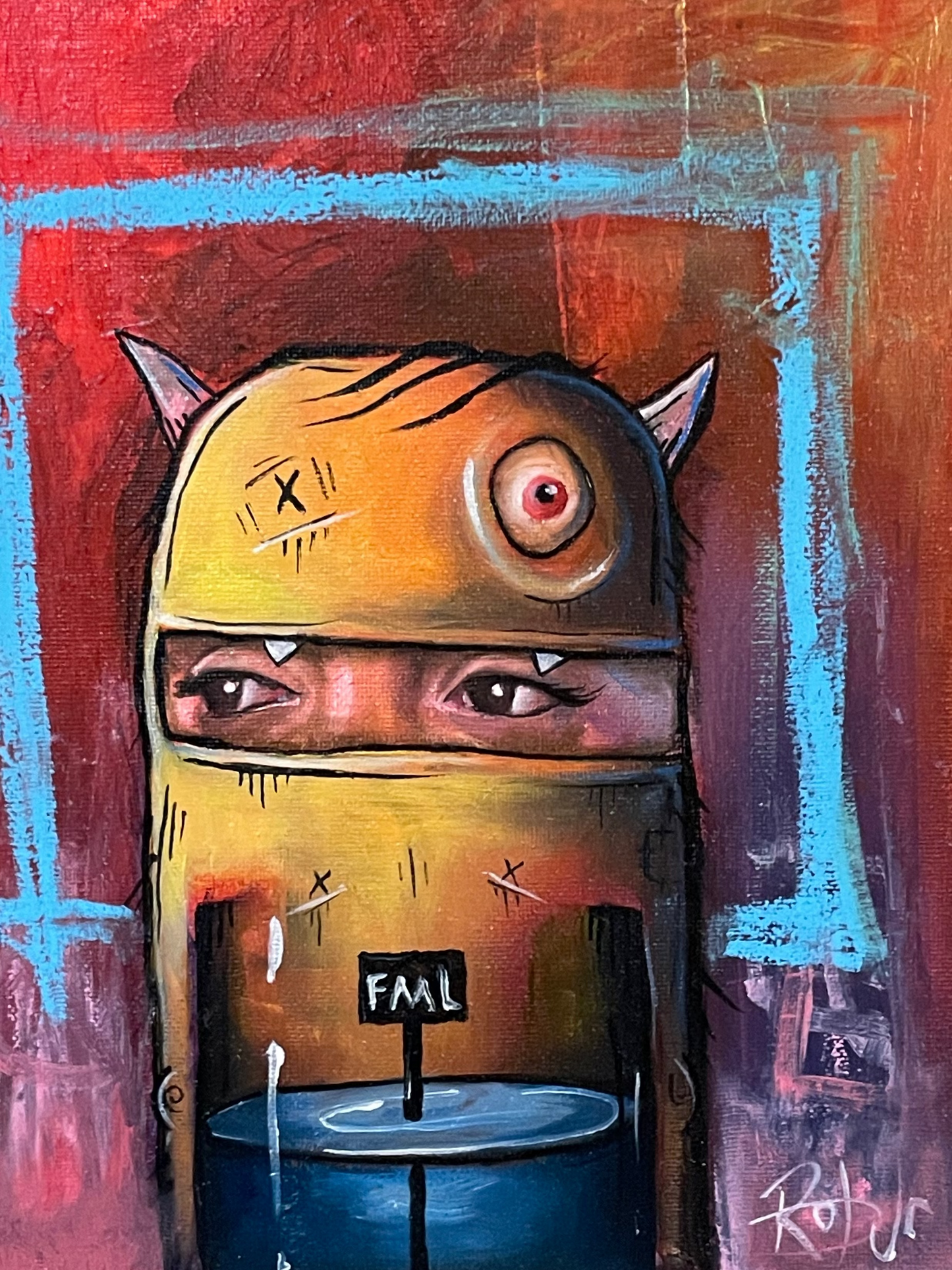 Original Painting - 8x10 , In The Depths