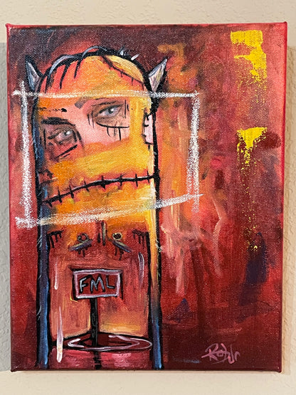 Original Painting - 8x10 , Dark Days