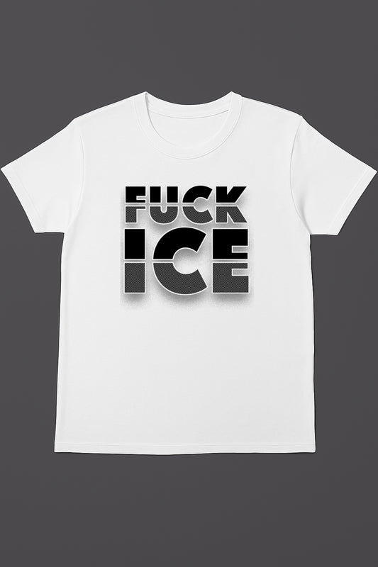 Fuck Ice Screen Printed T-Shirt